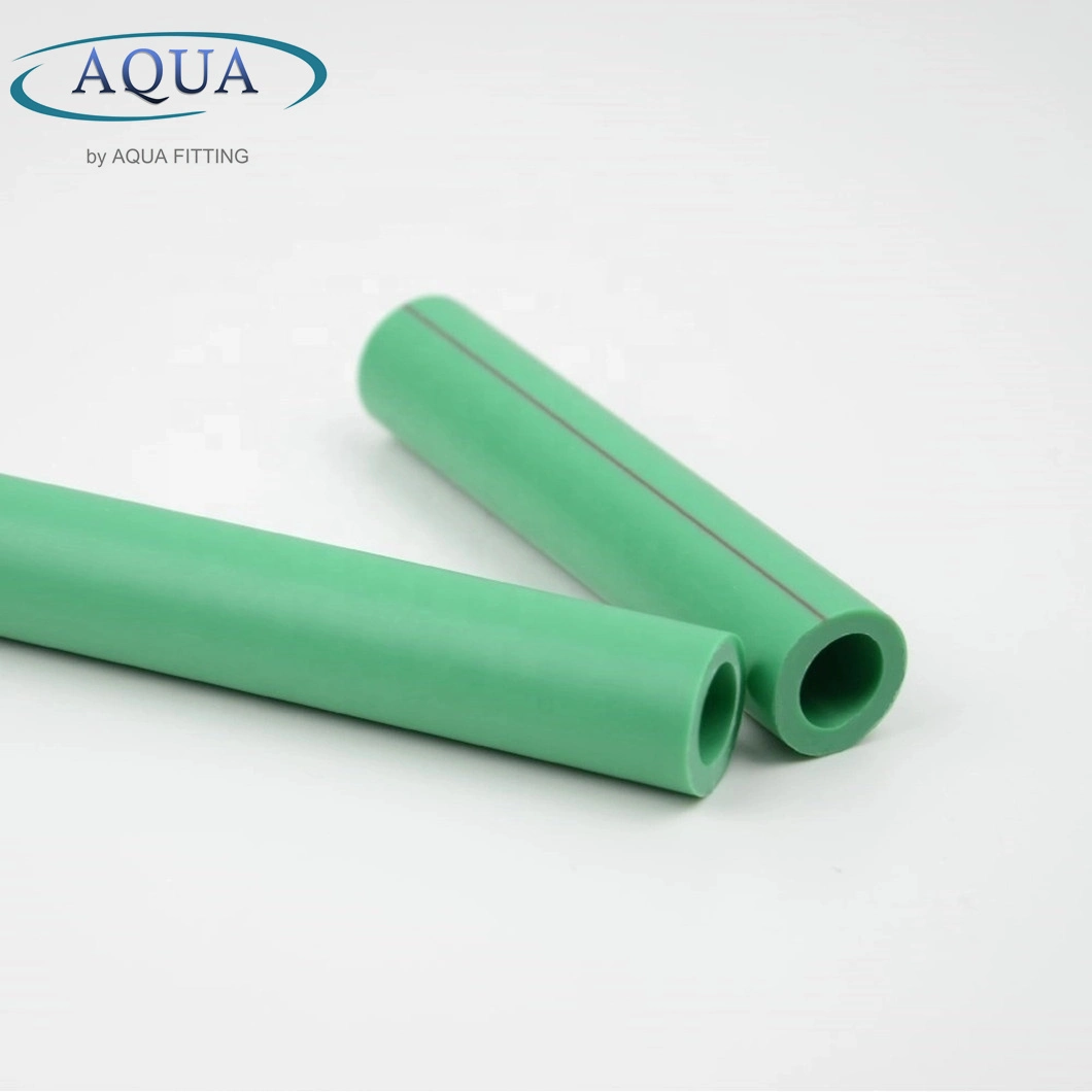 China Tube PPR Pipe Casting Technics Cold Water Green Color