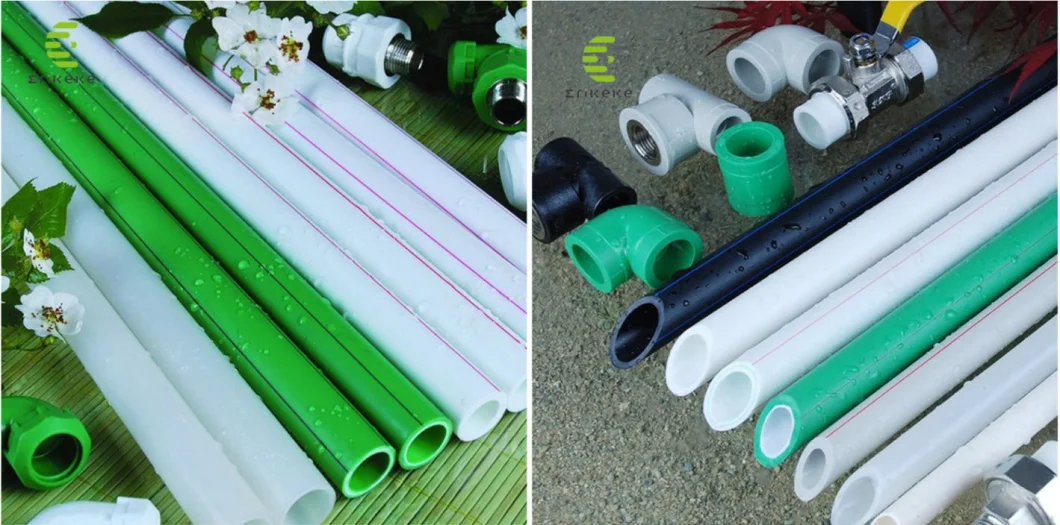 PPR Fittings Pipe Pipes Green White PPR 20-110mm