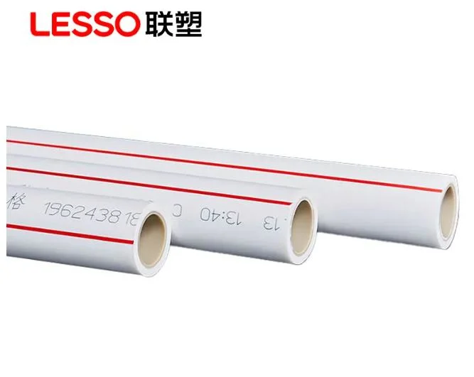 Lesso White Color Eco-Friendly Healthy Bathroom Use Water Supply PPR Pipe