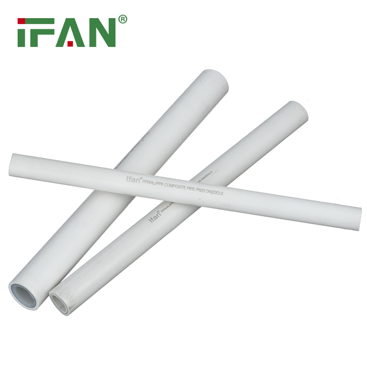 Ifan PPR Plastic Water Pipes Plumbing Materials Water PPR Pipe 20-110mm Pn20 White Color Aluminium Pipe