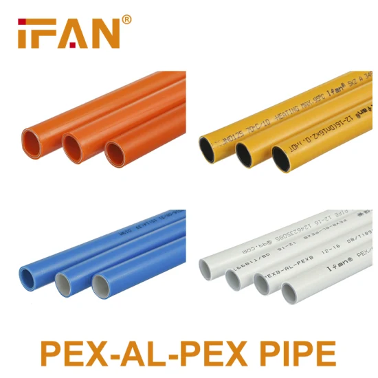 Tuyau de gaz Pex polychrome Ifan 16-32mm extenseur Stabi aluminium plastique Pex Al Pex tuyau