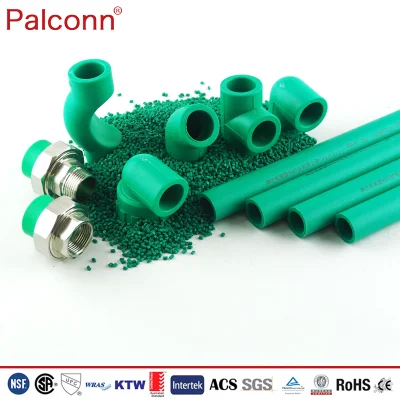 Tuyaux PPR de couleur verte ou blanche OEM Pn1.25MPa 25mm pour système d'eau chaude/froide