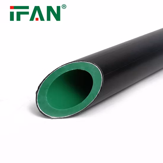 Tuyau PPR d'alimentation en eau de couleur verte grise Lesso