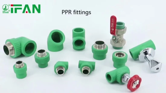 Tuyaux et raccords Ifan PPR/PP/PVC Raccords de tuyauterie PPR 20-110mm